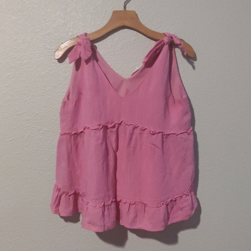 Tied Pink Entro Top